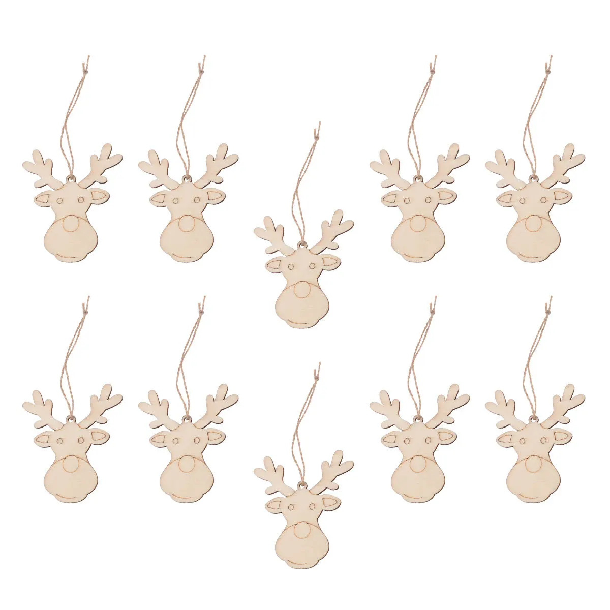 10Pcs Wooden Reindeer Head Hanging Pendant Christmas Decorations for Home Garden Yard Festive Party Supplies Christmas Hanging
10Pcs Wooden Reindeer Head Hanging Pendant Christmas Decorations for Home Garden Yard Festive Party Supplies Christmas Hanging