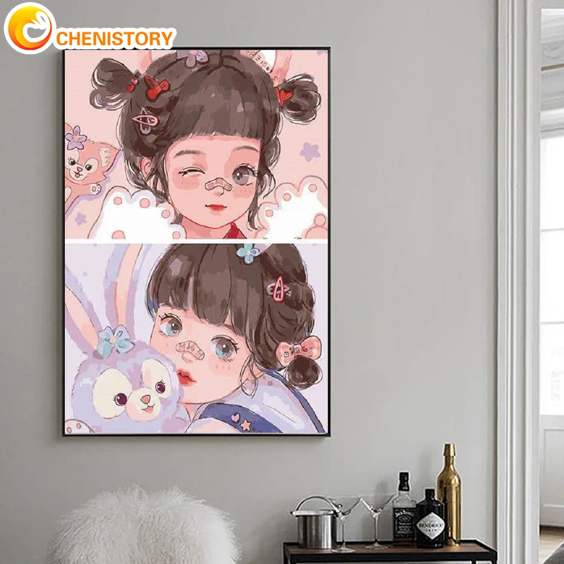 CHENISTORY Acrylic Painting By Numbers Cute Girl Handpainted Pictures By Numbers Drawing On Canvas Painting Wall Dedcor
CHENISTORY Acrylic Painting By Numbers Cute Girl Handpainted Pictures By Numbers Drawing On Canvas Painting Wall Dedcor