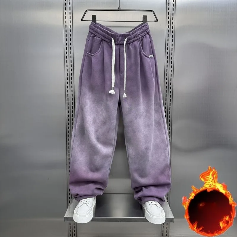 Men's Trendy Wide-leg Pants Teenagers' Loose and Drape Sweatpants Overweight American Autumn Winter Gradient Fleece Casual Pants
Men's Trendy Wide-leg Pants Teenagers' Loose and Drape Sweatpants Overweight American Autumn Winter Gradient Fleece Casual Pants