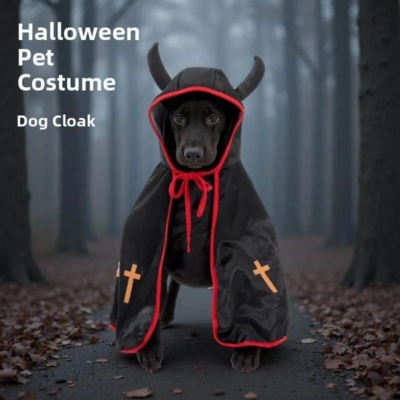 Pet Halloween Costume Magic Robe Transformation Cross-Border Style Doggy Outfit Seven-Quarter Sleeve Autumn Apparel
Pet Halloween Costume Magic Robe Transformation Cross-Border Style Doggy Outfit Seven-Quarter Sleeve Autumn Apparel