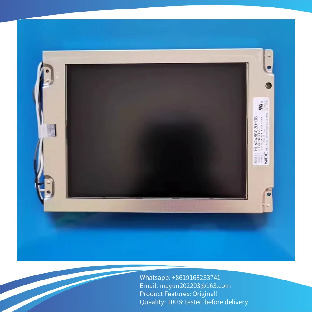 NEC NL6448BC20-08 NL6448BC20-08E NL6448BC20-20 NL6448BC20-18D Original display LCD screen
NEC NL6448BC20-08 NL6448BC20-08E NL6448BC20-20 NL6448BC20-18D Original display LCD screen