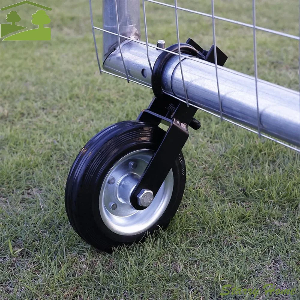 Heavy Duty Farm Gate Caster Rubber Wheel Black Metal Fence Gate Wheel Metal Tube Outdoor Door Frame Chain Link Fence
Heavy Duty Farm Gate Caster Rubber Wheel Black Metal Fence Gate Wheel Metal Tube Outdoor Door Frame Chain Link Fence