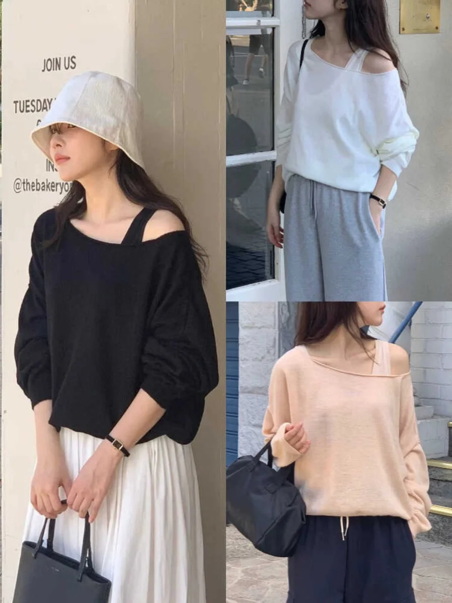 Vergmot Gentle Age-Defng, комплект футболок с базовым слоем, женский повседневный свободный крой, длинный летний топ све
Vergmot Gentle Age-Defng, комплект футболок с базовым слоем, женский повседневный свободный крой, длинный летний топ све