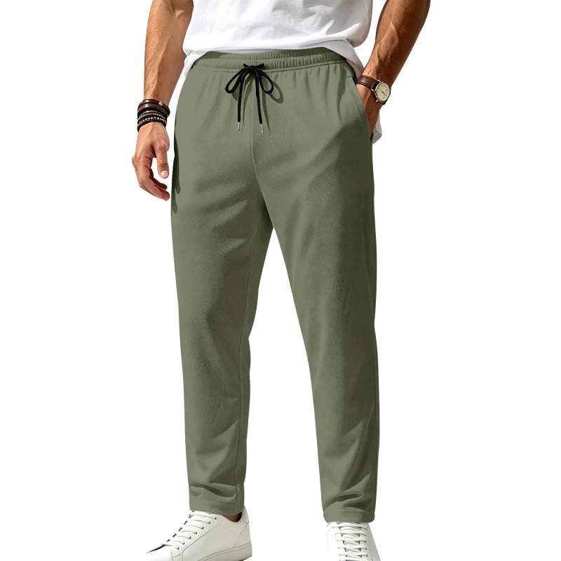 Cross-border summer men's quick-drying jogging sports elastic breathable outdoor leisure commuting straight trousers men
Cross-border summer men's quick-drying jogging sports elastic breathable outdoor leisure commuting straight trousers men
