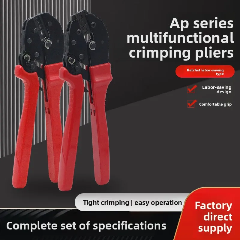 AP Series Multi Function Crimp Tool O Type U Type Insulated Terminal Crimp Pliers Manual Wiring Tool for Insulated Terminals
AP Series Multi Function Crimp Tool O Type U Type Insulated Terminal Crimp Pliers Manual Wiring Tool for Insulated Terminals