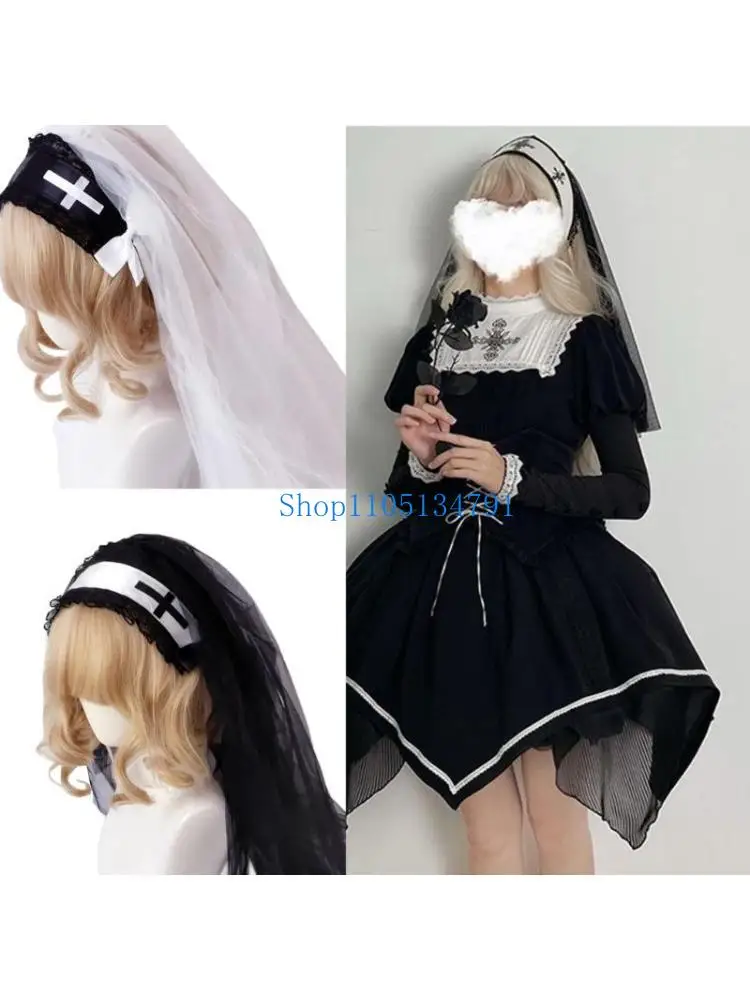 98 км повязка на голову Cros, головной убор в стиле Лолит, вуаль на Хэллоуин с расческой, повязка для волос в стиле Лолит, убор
98 км повязка на голову Cros, головной убор в стиле Лолит, вуаль на Хэллоуин с расческой, повязка для волос в стиле Лолит, убор