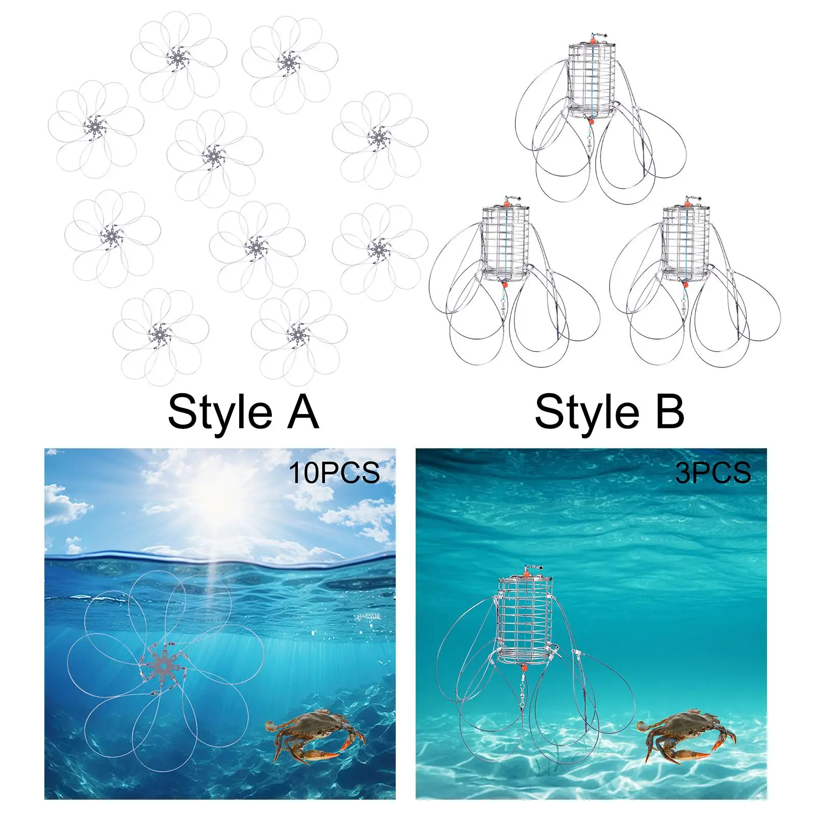 Сетка для ловли крабов для рыбалки, портативный инструмент для ловли крабов и омаров
Сетка для ловли крабов для рыбалки, портативный инструмент для ловли крабов и омаров