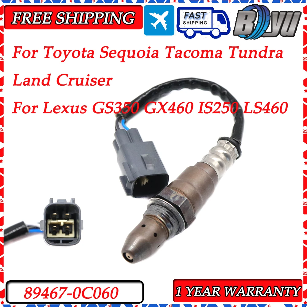 89467-0C060 Upstream Lambda O2 Oxygen Sensor For Toyota Sequoia Tacoma Tundra Land Cruiser Lexus GS350 GX460 IS250 IS350 LS460
89467-0C060 Upstream Lambda O2 Oxygen Sensor For Toyota Sequoia Tacoma Tundra Land Cruiser Lexus GS350 GX460 IS250 IS350 LS460