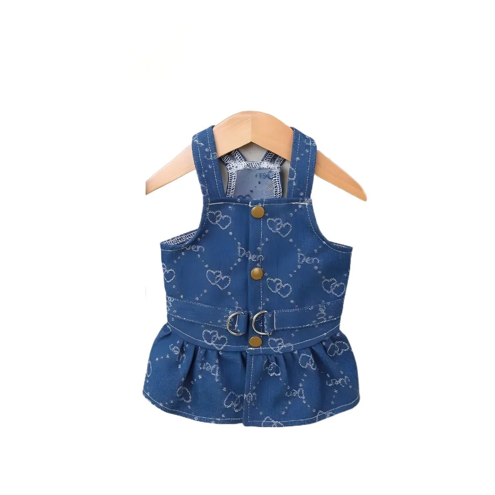 Soft Washable Pet Love Jeans Skirt Printed Cute Pet Denim Dress Reusable Dog Dress Dog Walking
Soft Washable Pet Love Jeans Skirt Printed Cute Pet Denim Dress Reusable Dog Dress Dog Walking