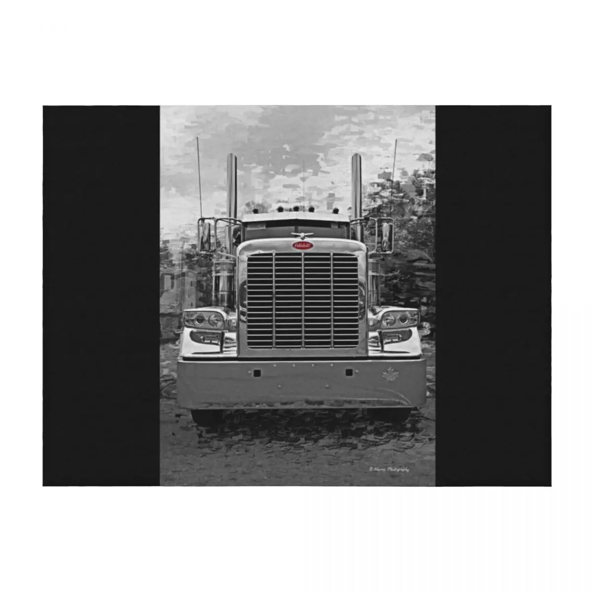 Peterbilt B&W Front View Throw Blanket Luxury Brand bed plaid christmas gifts Heavy Blankets
Peterbilt B&W Front View Throw Blanket Luxury Brand bed plaid christmas gifts Heavy Blankets