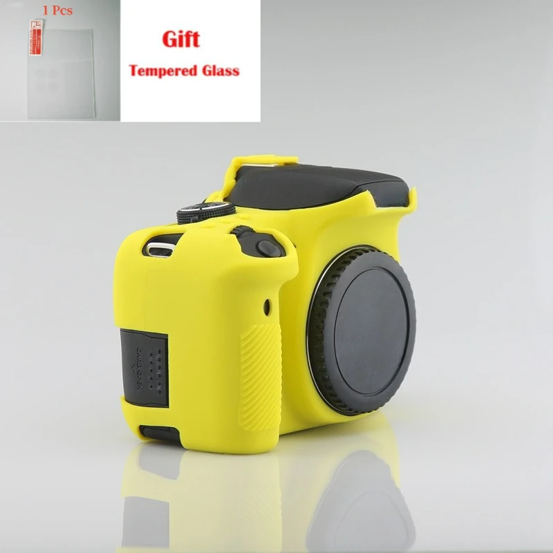 Silicone case, protective cover For Canon 750D soft case bag single camera silicone case + free tempered film
Silicone case, protective cover For Canon 750D soft case bag single camera silicone case + free tempered film
