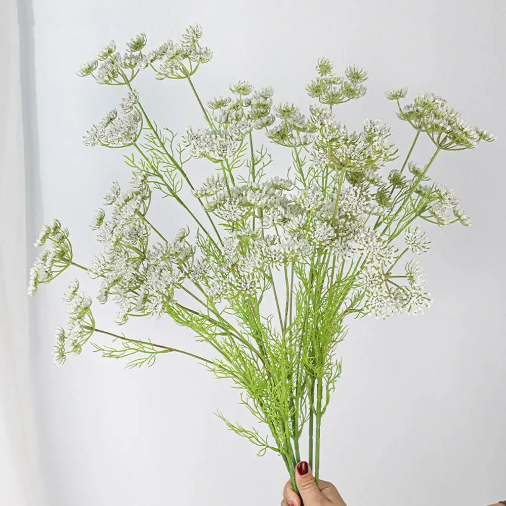 5 Head Artificial Lace Flower Branch Elegant Beautiful Silk Fake Flowers Plastic Simulated Green Plants Wedding Decor
5 Head Artificial Lace Flower Branch Elegant Beautiful Silk Fake Flowers Plastic Simulated Green Plants Wedding Decor