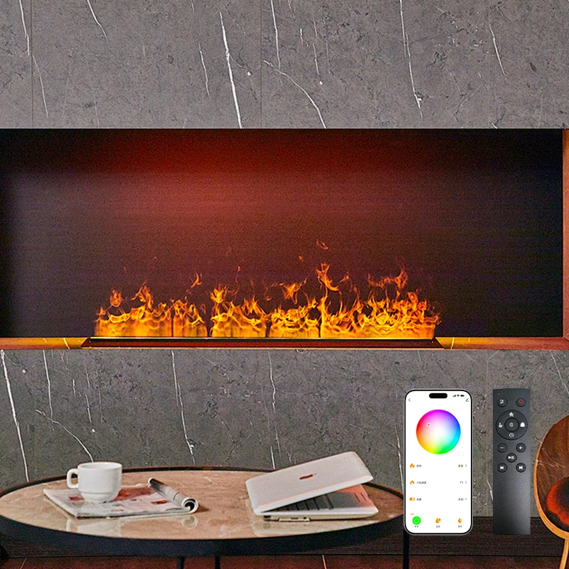 3D Decorative Electric Wall Fireplace Simulated Flame Humidifier Luxury Italian Energy Saving Remote and App Control for House
3D Decorative Electric Wall Fireplace Simulated Flame Humidifier Luxury Italian Energy Saving Remote and App Control for House