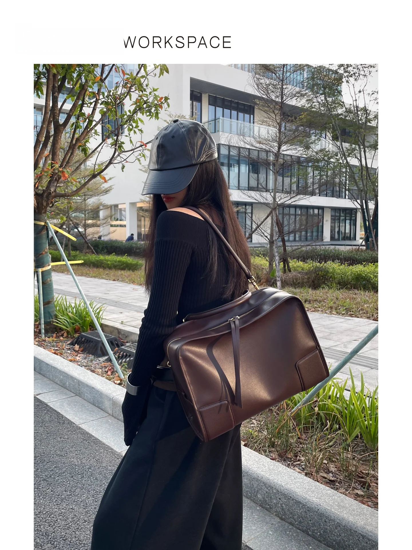 AVAVLAND Leather Tote Bag Large Capaci Casual Sle Commuter Pillow Bag Soft Handbag Single Strap Zipper Closure Pure Color
AVAVLAND Leather Tote Bag Large Capaci Casual Sle Commuter Pillow Bag Soft Handbag Single Strap Zipper Closure Pure Color