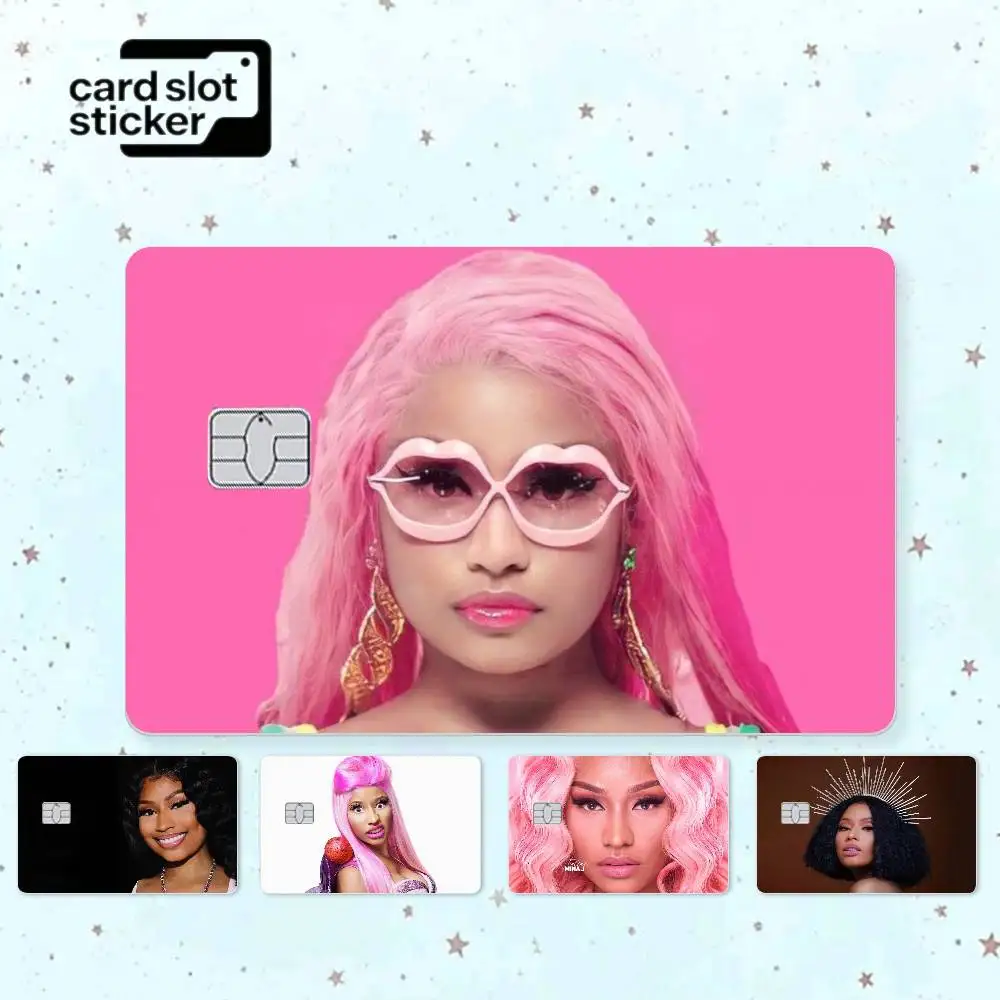 Y2K Rap Icon Nicki Minaj Credit Card HD Stickers Small Chip Waterproof Sticker Game Card Decal Gift
Y2K Rap Icon Nicki Minaj Credit Card HD Stickers Small Chip Waterproof Sticker Game Card Decal Gift