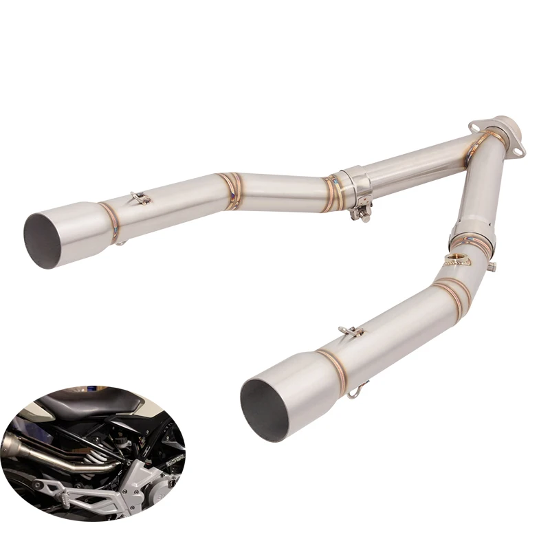 Slip On Motorcycle Front Connect Pipe Head Link Tube Stainless Steel Exhaust System For BMW G310R G310GS 2017-2023
Slip On Motorcycle Front Connect Pipe Head Link Tube Stainless Steel Exhaust System For BMW G310R G310GS 2017-2023