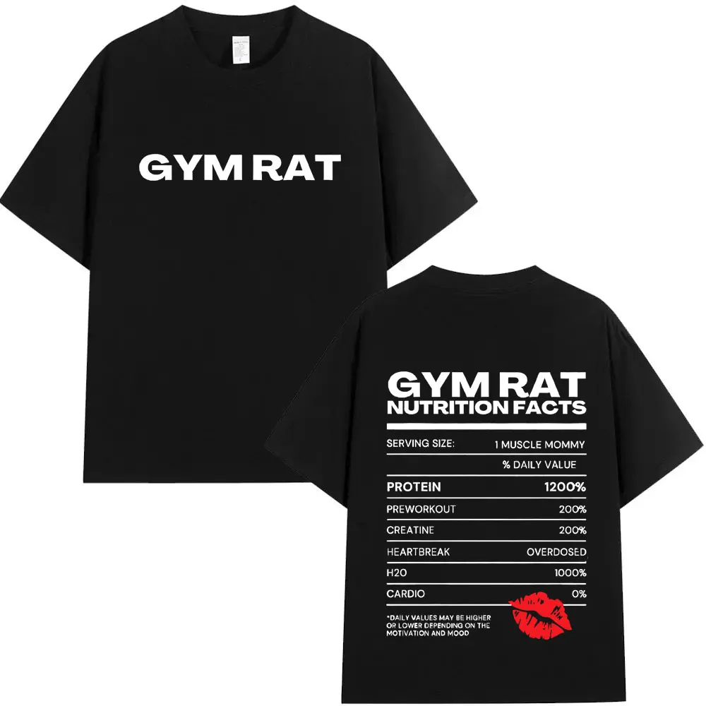 Funny Gym Fitness Rat Graphic T-shirt Summer Male Vintage Oversized T Shirts Men Women Fashion Casual Soft Cotton Short Sleeve
Funny Gym Fitness Rat Graphic T-shirt Summer Male Vintage Oversized T Shirts Men Women Fashion Casual Soft Cotton Short Sleeve