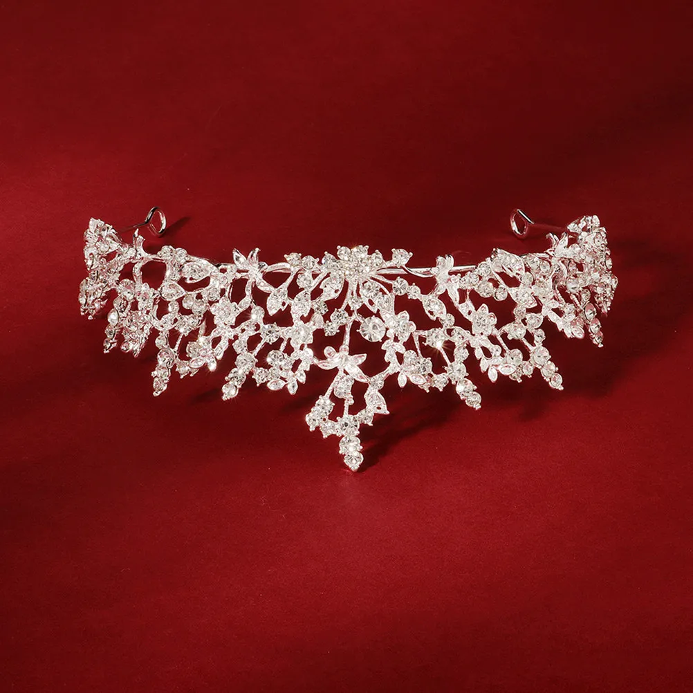 1Pcs Rhinestone Hair Hoops Bride Headband Silver Alloy Crown Wedding Hair Band Women Headdress Party Engagement Jewelry
1Pcs Rhinestone Hair Hoops Bride Headband Silver Alloy Crown Wedding Hair Band Women Headdress Party Engagement Jewelry