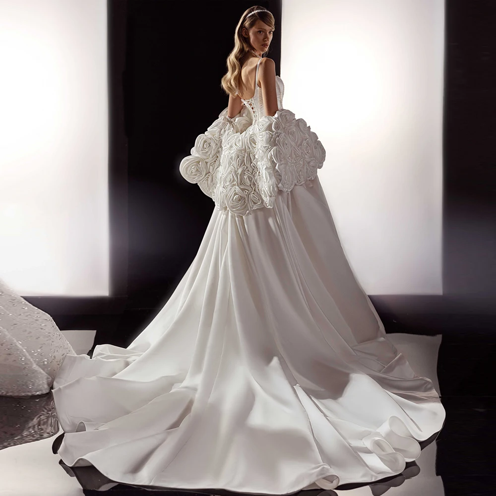 Romantic Satin Rose Flowers Wedding Cape With Long Train,New Fashion Long Jacket,Bridal Accessories Chic TSWD641
Romantic Satin Rose Flowers Wedding Cape With Long Train,New Fashion Long Jacket,Bridal Accessories Chic TSWD641