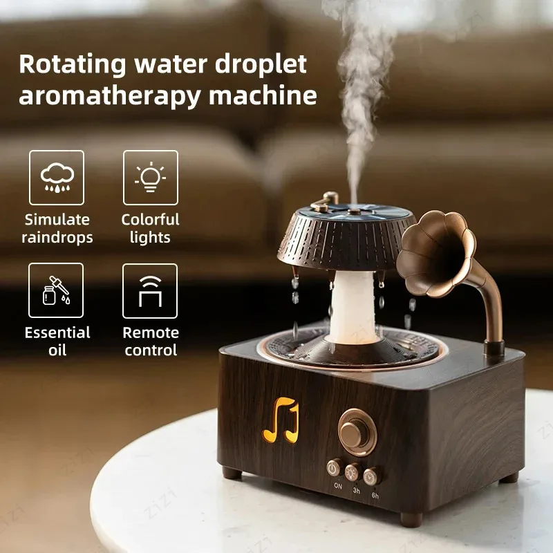 Retro Phonograph Aromatherapy Machine Water Drop White Noise Aromatherapy Machine Colorful Humidification Aromatherapy Machine
Retro Phonograph Aromatherapy Machine Water Drop White Noise Aromatherapy Machine Colorful Humidification Aromatherapy Machine