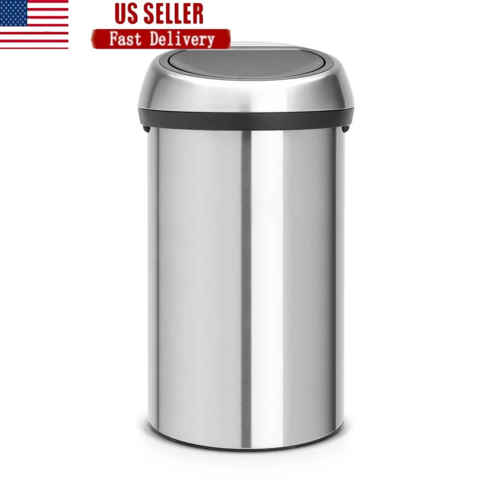 Large Capacity Silent Touch Trash Can 60L Indoor Waste Storage Fingerprint Proof Durable Plastic Rectangle Garbage Bin with
Large Capacity Silent Touch Trash Can 60L Indoor Waste Storage Fingerprint Proof Durable Plastic Rectangle Garbage Bin with