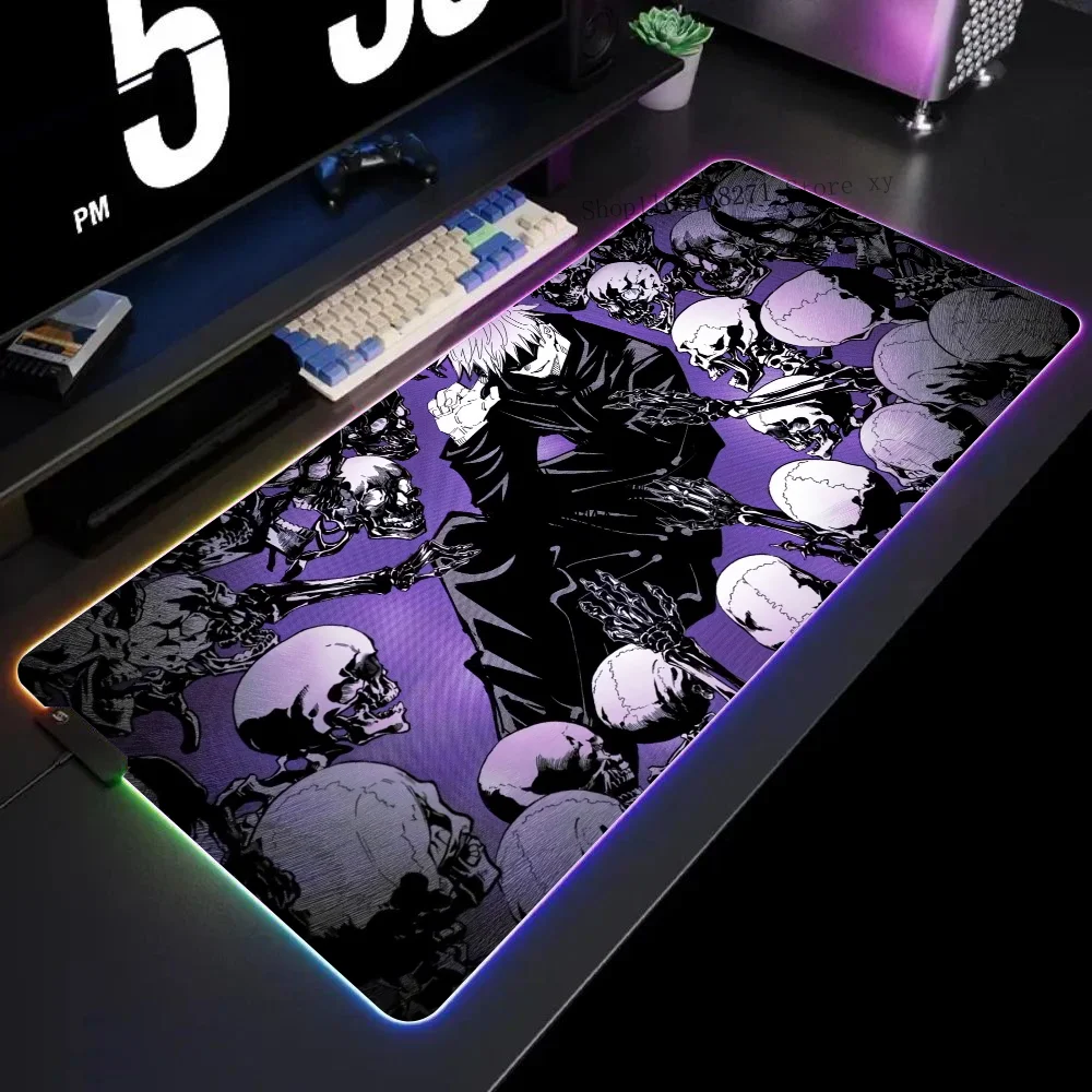 Коврик для мыши Gojo Satoru In Prison Realm XXL RGB, игровые коврики для мыши HD, черные аксессуары для геймеров, большой светодиод
Коврик для мыши Gojo Satoru In Prison Realm XXL RGB, игровые коврики для мыши HD, черные аксессуары для геймеров, большой светодиод