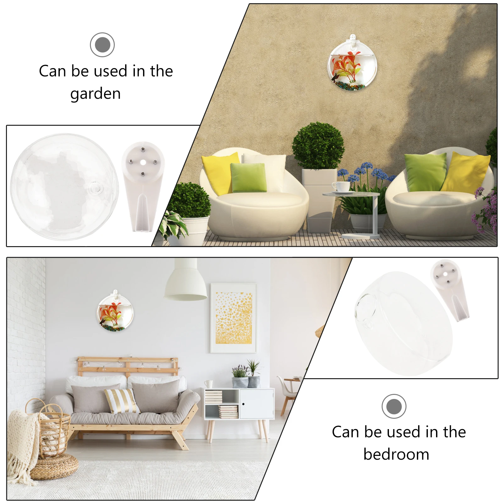 Premium Glass Flower Vase Wall Mounted Hanging Planter Oblate Shape Decorative Pot for Living Room Garden Interior
Premium Glass Flower Vase Wall Mounted Hanging Planter Oblate Shape Decorative Pot for Living Room Garden Interior