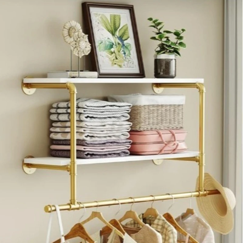 Living room gold upper wall hanging tape plate shelf storage
Living room gold upper wall hanging tape plate shelf storage