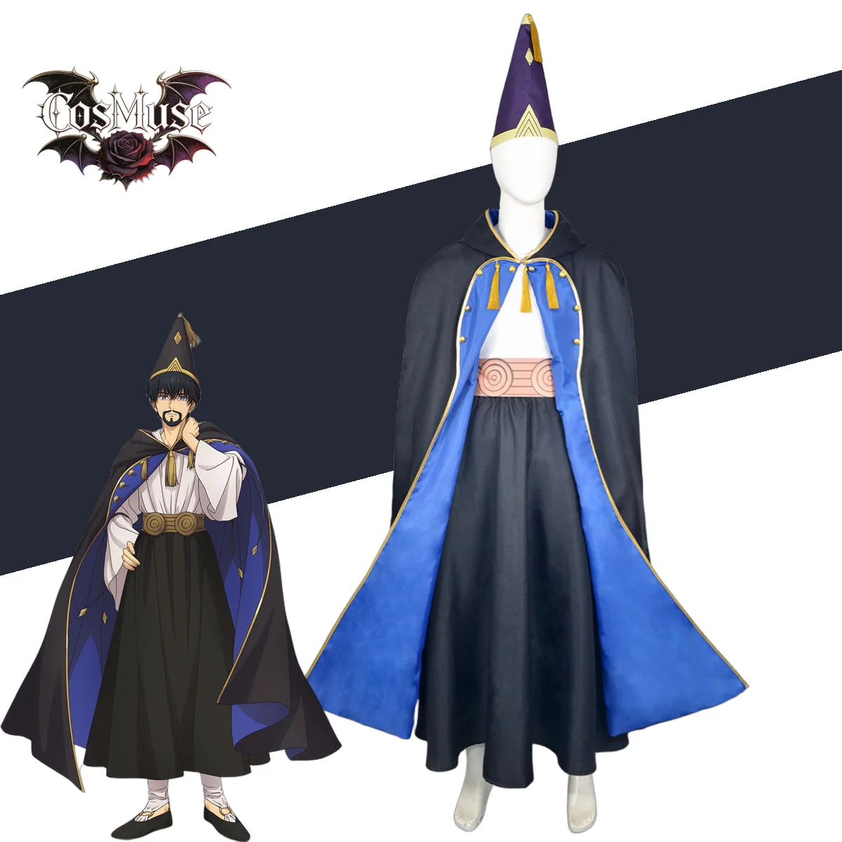 Witch Hat Atelier Cosplay - Anime Character Halloween Masquerade Performance Clothing Adults Men
Witch Hat Atelier Cosplay - Anime Character Halloween Masquerade Performance Clothing Adults Men