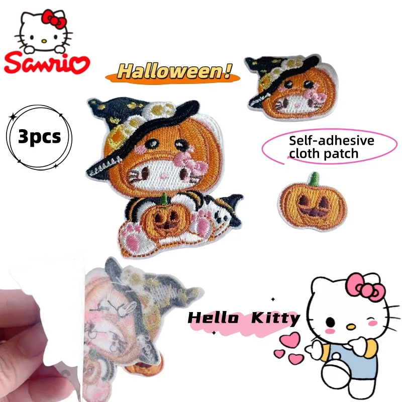 Тканевая нашивка Hello Kitty в стиле Хэллоуина, креативная персонализированная нашивка для одежды, самоклеящаяся вышитая отделка, оптовая продажа
Тканевая нашивка Hello Kitty в стиле Хэллоуина, креативная персонализированная нашивка для одежды, самоклеящаяся вышитая отделка, оптовая продажа