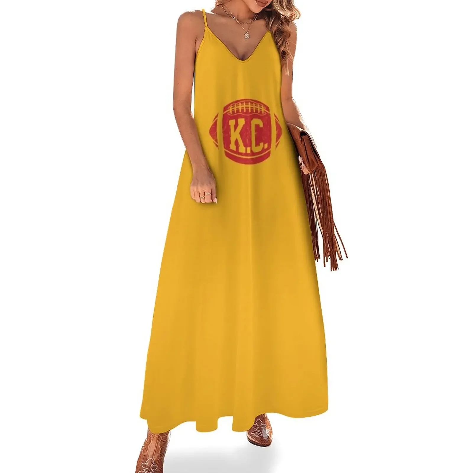 KC Retro Football - Yellow Sleeveless Dress women's clothing summer 2025 novelties cute dress Clothing female Dress
KC Retro Football - Yellow Sleeveless Dress women's clothing summer 2025 novelties cute dress Clothing female Dress