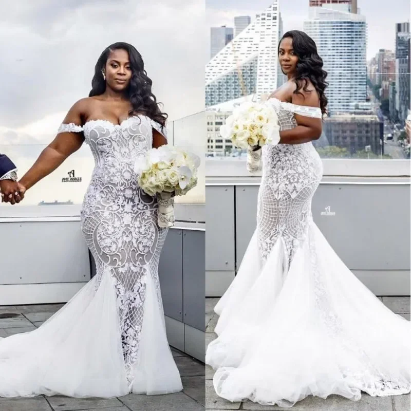 Customized Luxury Lace Arabic Plus Size Wedding Dresses Luxurious Sweetheart Beaded Mermaid Illusion Bridal Dresses Sexy Gowns
Customized Luxury Lace Arabic Plus Size Wedding Dresses Luxurious Sweetheart Beaded Mermaid Illusion Bridal Dresses Sexy Gowns