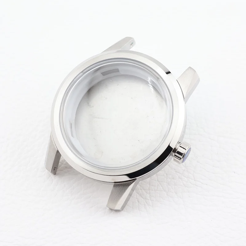 40mm Mens Watch Case 316L Stainless Steel for King Mod SJE089J1 NH35 NH36 Brushed with Polished Sides
40mm Mens Watch Case 316L Stainless Steel for King Mod SJE089J1 NH35 NH36 Brushed with Polished Sides