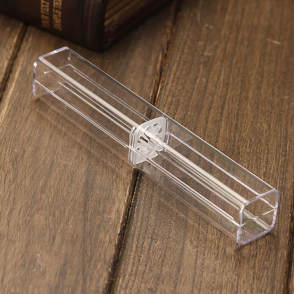 15Pcs Transparent Plastic Pen Case Durable Ballpoint Gel Pen Holder School Stationery Gift Student Stationery Office Supplies
15Pcs Transparent Plastic Pen Case Durable Ballpoint Gel Pen Holder School Stationery Gift Student Stationery Office Supplies