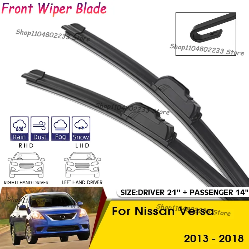 Front Car Windshield Wiper Cleaning Blade For Nissan Versa 2013-2018 Windshield Windscreen Front Window Blades
Front Car Windshield Wiper Cleaning Blade For Nissan Versa 2013-2018 Windshield Windscreen Front Window Blades