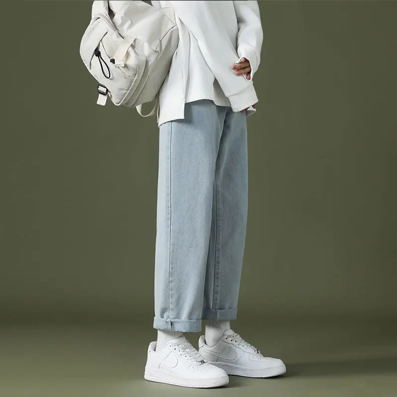 Мужские джинсы на весну-осень, повседневные, в стиле Гонконг, широкие, свободные, прямые, длинные брюки, студенческие, модные, универсальные, джинсовые...
Мужские джинсы на весну-осень, повседневные, в стиле Гонконг, широкие, свободные, прямые, длинные брюки, студенческие, модные, универсальные, джинсовые...