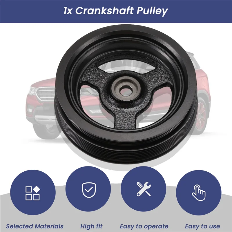 Классический шкив коленчатого вала для Great Wall Haval H6 H2 H2S H6 Coupe M6, шкив амортизатора двигателя в сборе 1005300AEG01B
Классический шкив коленчатого вала для Great Wall Haval H6 H2 H2S H6 Coupe M6, шкив амортизатора двигателя в сборе 1005300AEG01B