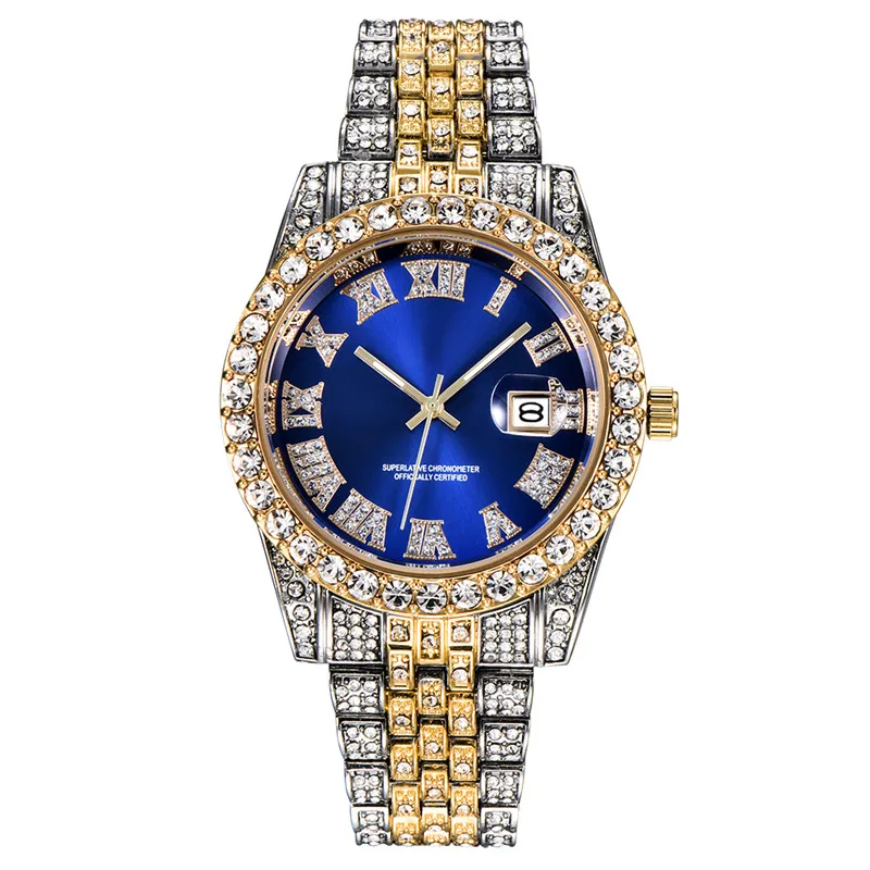Cool Hip Hop Diamond Watches For Men Montre Fashion Alloy Band Luxury Brand Golden Date Quartz Clock Relogios Masculinos 2024
Cool Hip Hop Diamond Watches For Men Montre Fashion Alloy Band Luxury Brand Golden Date Quartz Clock Relogios Masculinos 2024