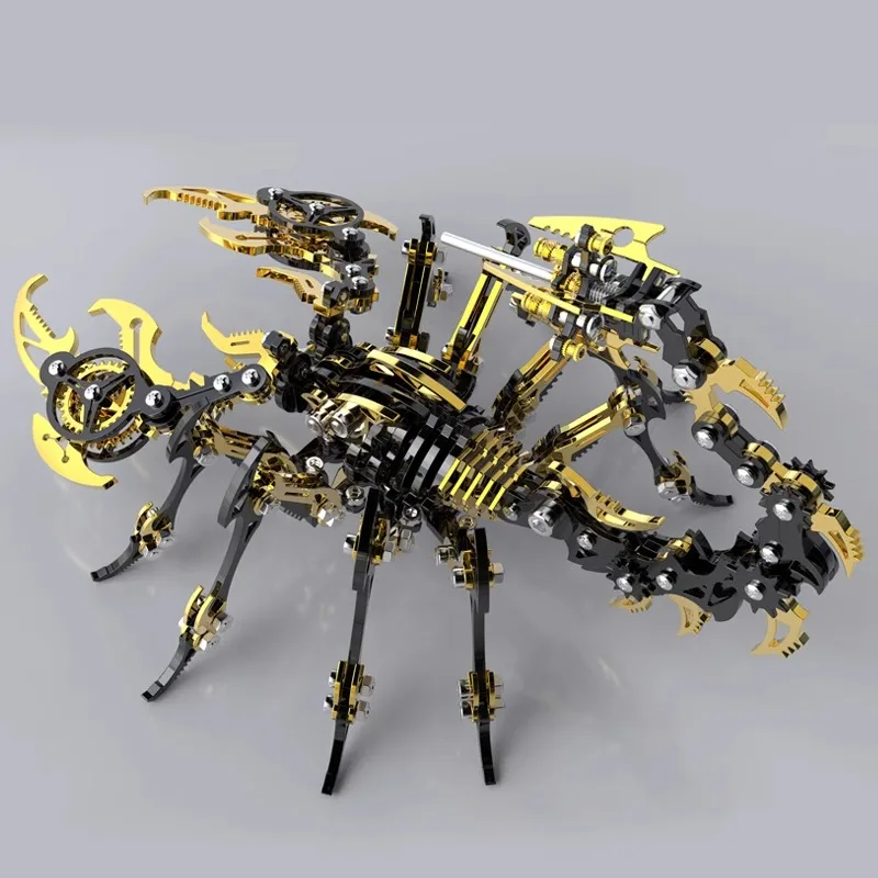Scorpion King handmade diy metal 3D three-dimensional puzzle assembly model building block toy for boy birthday gift
Scorpion King handmade diy metal 3D three-dimensional puzzle assembly model building block toy for boy birthday gift