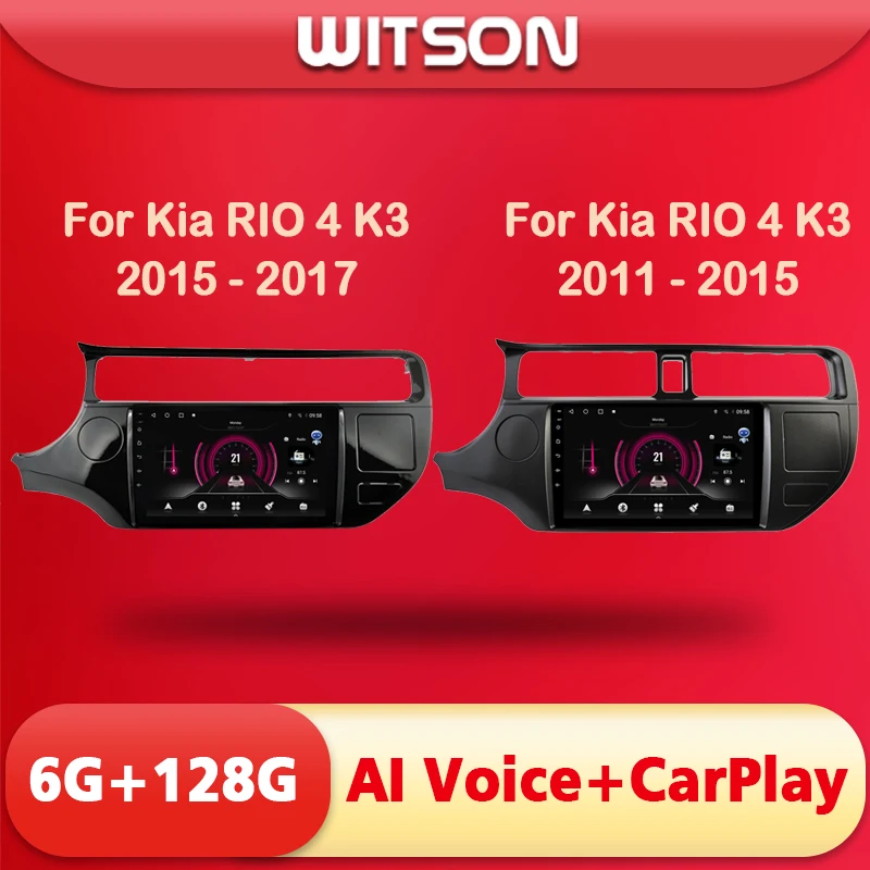 WITSON 9 inch Android 11 AI VOICE 1 Din in Dash Car radio For KIA RIO 2011-2017Car auto stereo navigation
WITSON 9 inch Android 11 AI VOICE 1 Din in Dash Car radio For KIA RIO 2011-2017Car auto stereo navigation