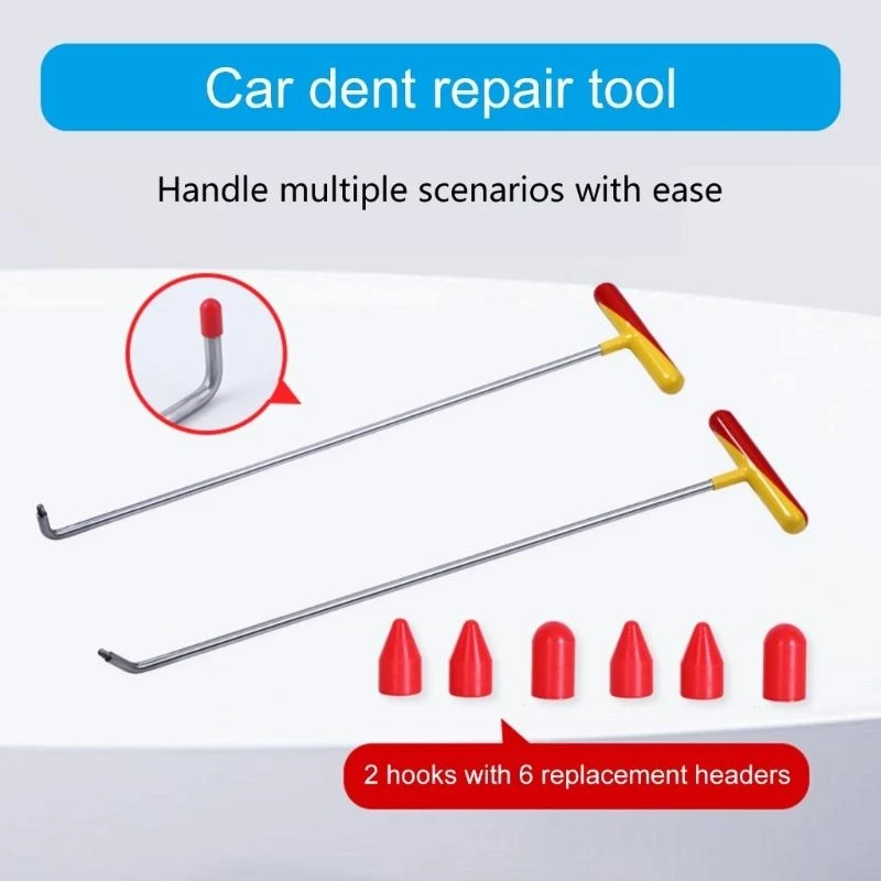 Multifunction Dent Repair Pry Rod Easy to Handle Car Dent Repair Levers Simple to Use for Rental Fleets & Used Car Dealers
Multifunction Dent Repair Pry Rod Easy to Handle Car Dent Repair Levers Simple to Use for Rental Fleets & Used Car Dealers