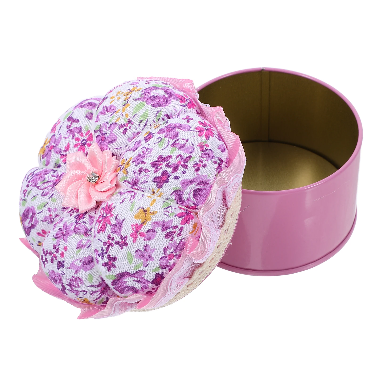 Sewing Pin Cushion Tin Box Needle Storage Purple Fabric Pins Portable Long Term Use Multifunctional Accessories
Sewing Pin Cushion Tin Box Needle Storage Purple Fabric Pins Portable Long Term Use Multifunctional Accessories
