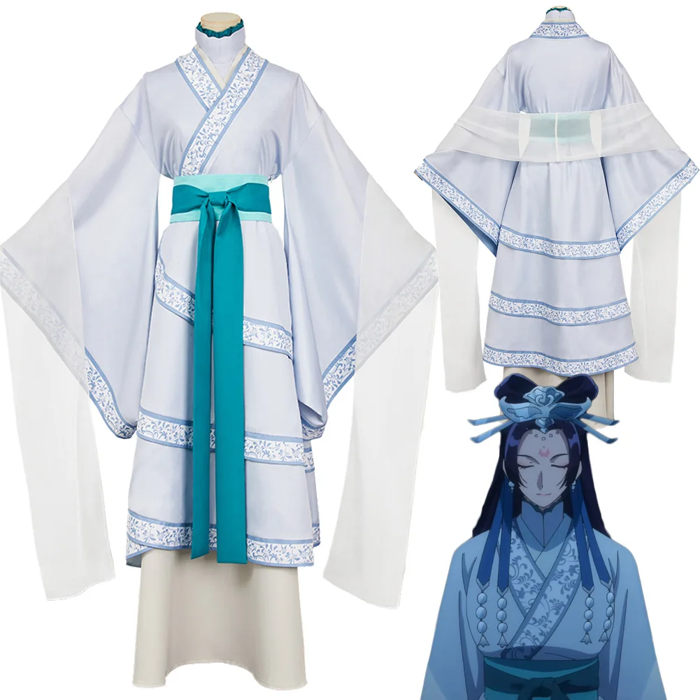 Fantasia Jinshi Cosplay White Clothing Anime Apothecary Diary Disfraz Costume Adult Women Fantasy Halloween Carnival Party Cloth
Fantasia Jinshi Cosplay White Clothing Anime Apothecary Diary Disfraz Costume Adult Women Fantasy Halloween Carnival Party Cloth