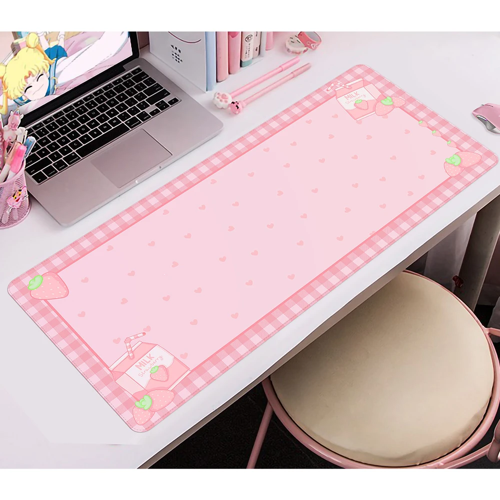 Kawaii Strawberry Milk Mousepad,Play Mat Pink Gaming Desk Mat,Pastel Anime Aesthetics,extra Wide Cute Mouse Pad (multiple Sizes)
Kawaii Strawberry Milk Mousepad,Play Mat Pink Gaming Desk Mat,Pastel Anime Aesthetics,extra Wide Cute Mouse Pad (multiple Sizes)