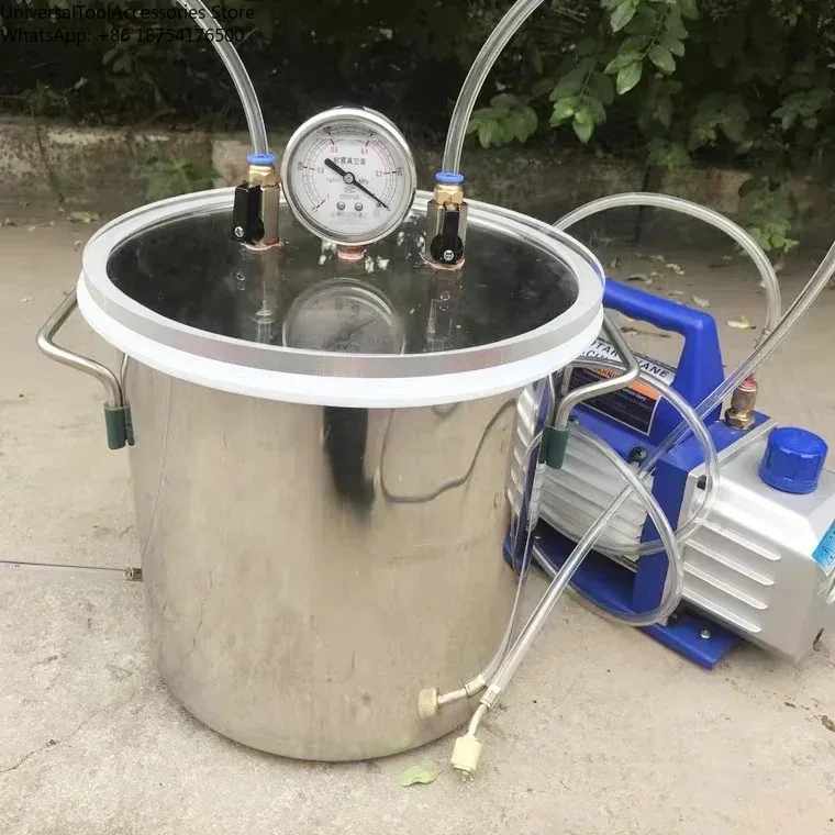 Vacuum saturated cylinder experimental testing equipment stainless silicone defoaming barrel carbon fiber resin collector
Vacuum saturated cylinder experimental testing equipment stainless silicone defoaming barrel carbon fiber resin collector