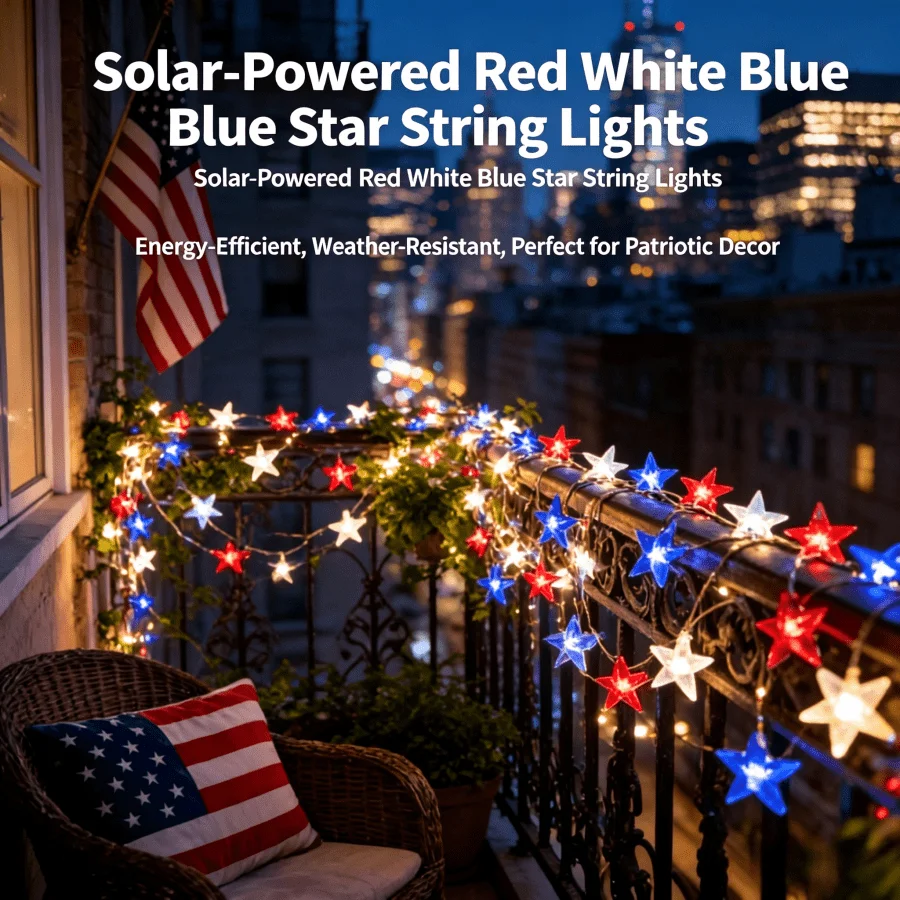 39Ft 80-LED Decorative String Lights: Red, White, And Blue Star-Shaped Lights. Suitable For Indoor And Outdoor Use, Home Decor, And Holiday Celebrations Such As Presidents' Day, Independence Day, And National Day.
39Ft 80-LED Decorative String Lights: Red, White, And Blue Star-Shaped Lights. Suitable For Indoor And Outdoor Use, Home Decor, And Holiday Celebrations Such As Presidents' Day, Independence Day, And National Day.