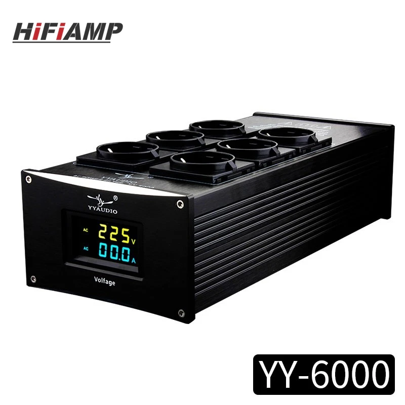 HiFiAMP YYAUDIO YY-6000 3000W 15A AC Power Filter Power Supply Filter EU Standard for CD Player Amp Speaker
HiFiAMP YYAUDIO YY-6000 3000W 15A AC Power Filter Power Supply Filter EU Standard for CD Player Amp Speaker