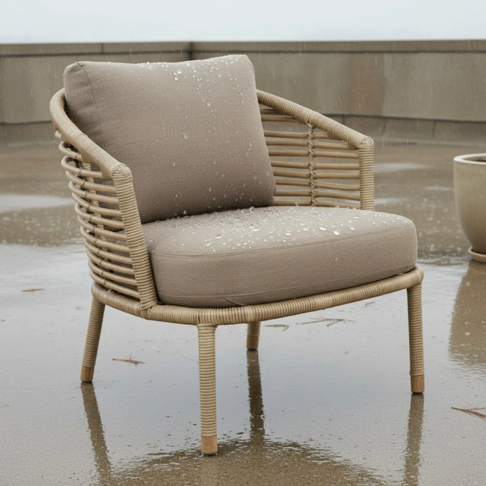 Weather-Resistant Rattan Sofa Sunproof Wicker Outdoor Sofa Outdoor Patio Conversation Set Water-Repellent Modular for Terrace
Weather-Resistant Rattan Sofa Sunproof Wicker Outdoor Sofa Outdoor Patio Conversation Set Water-Repellent Modular for Terrace
