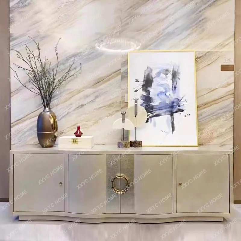 light luxury retro coffee table TV cabinet combination glass silver foil square solid wood coffee table
light luxury retro coffee table TV cabinet combination glass silver foil square solid wood coffee table