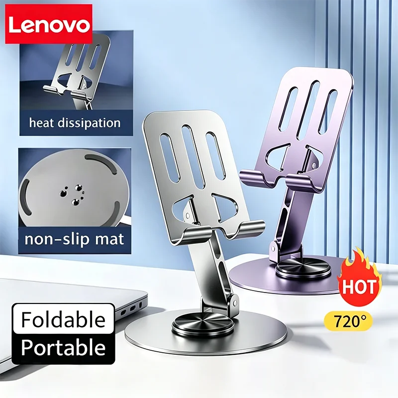 Lenovo 2026 New Rotating Aluminum Alloy Phone Holder New All-Metal 360-Degree Rotating Mobile Phone Bracket High-End Mechanical
Lenovo 2026 New Rotating Aluminum Alloy Phone Holder New All-Metal 360-Degree Rotating Mobile Phone Bracket High-End Mechanical